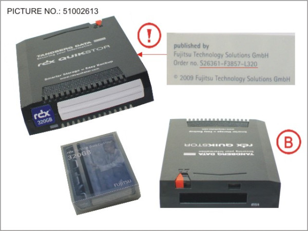 RDX CARTRIDGE 320/640GB