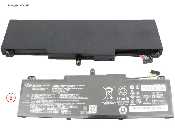 BT-MAIN BATTERY (6 CELLS) 8264MAH 94WH