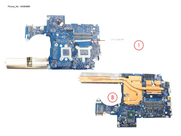 MB ASSY I7-8850H N18E-Q1 P3200 (PRVD)