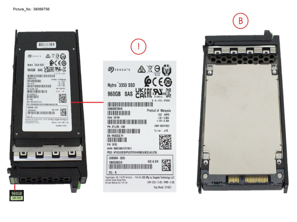 SSD SAS 12G RI 960GB IN SFF SLIM