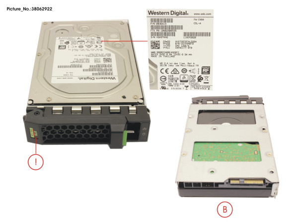 HD SAS 12G 8TB 7.2K 512E HOT PL 3.5' BC