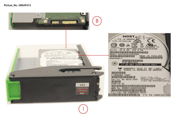 DX S4 HDDE HD DRIVE 1,2TB 10K