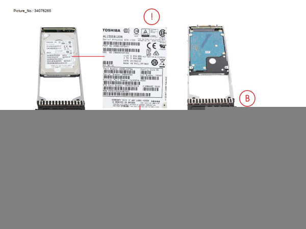 DX S3/S4 HD DRIVE 2.5' 1.2TB 10K