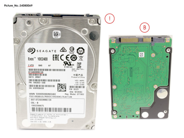 HDD SAS 12G 2.4TB 10K SFF 512E