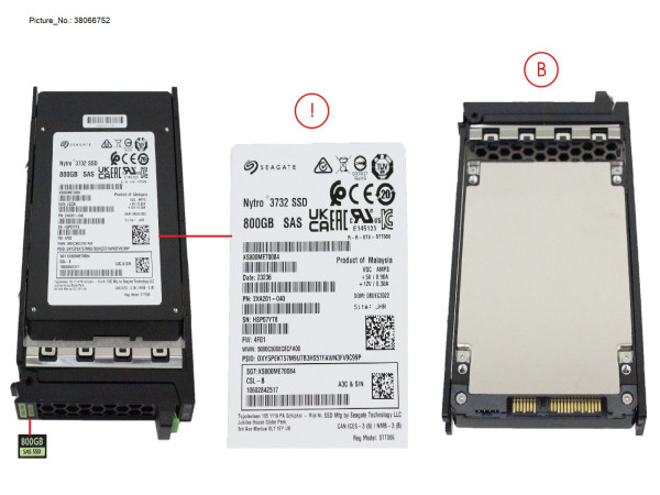 SSD SAS 12G WI 800GB IN SFF SLIM