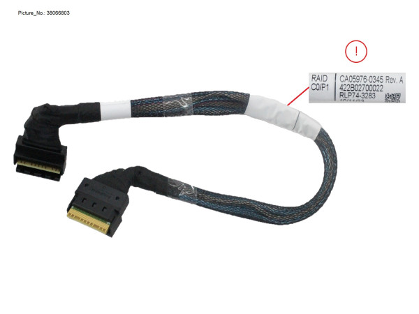 SLIMLINE SAS CABLE, SLOT RAID TO EXPANDE