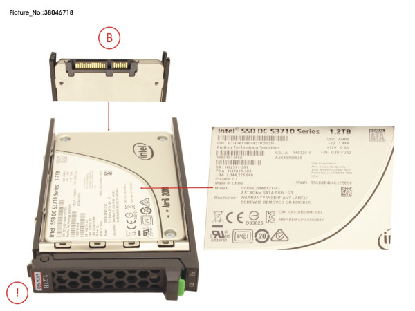 SSD SATA 6G 1.2TB WRITE-INT. 2.5' H-P EP