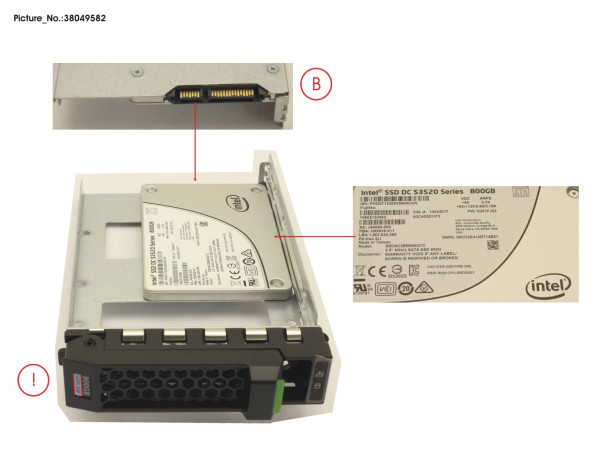 SSD SATA 6G 800GB READ-INT. 3.5' H-P EP