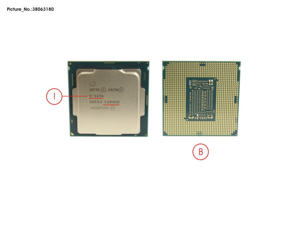 CPU XEON E-2234 3.6GHZ 71W