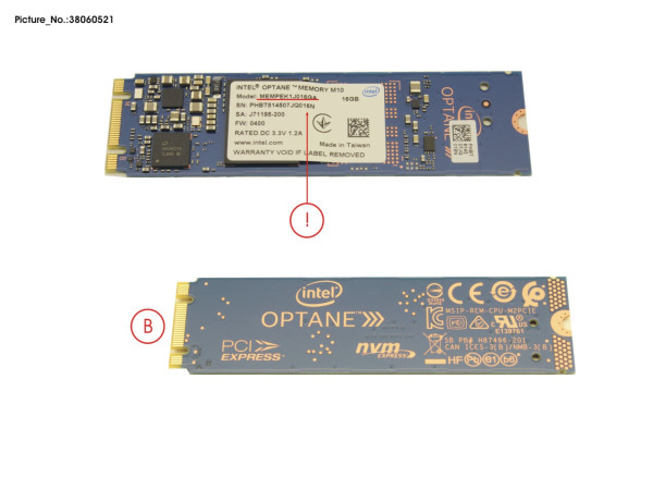 SSD PCIE M.2 2280 16GB