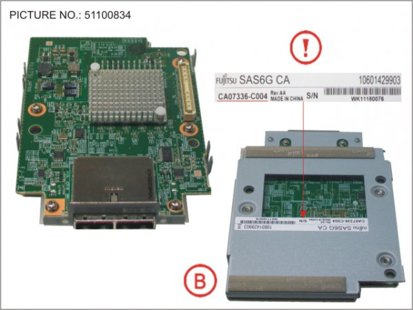 DX80/90 S2 INTERFCARD SAS 2PORT 6G