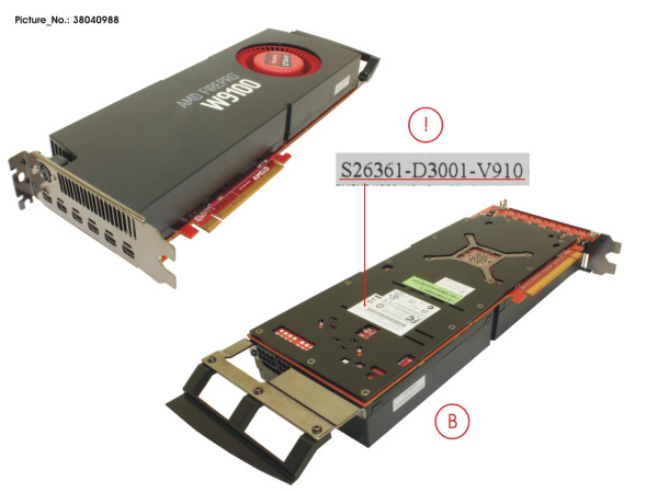 VGA AMD FIREPRO W9001 340 16GB PCI-E X16