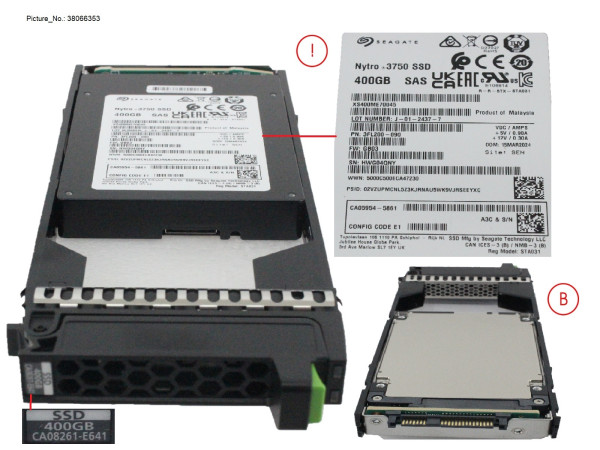 DX/AF SSD SAS 2.5" 400GB 12G