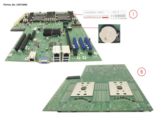 SYSTEMBOARD RX2520 / TX2550 M5