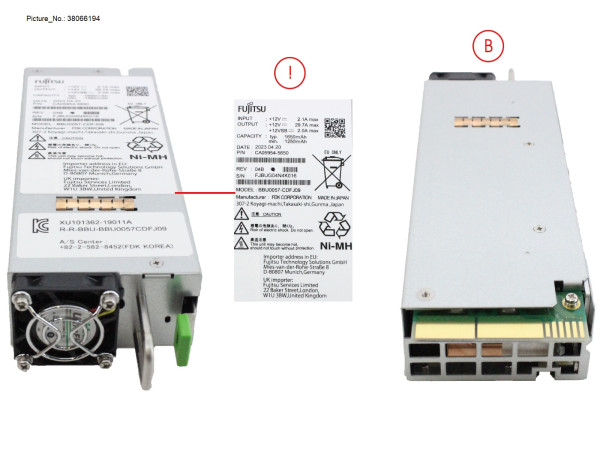 GEN3 FUJITSU BATTERY UNIT