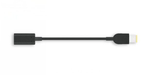 Lenovo USB-C auf Flachstecker Kabeladapter