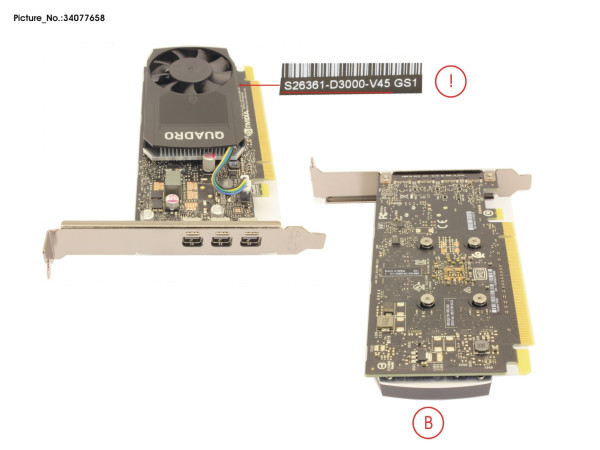 VGA QUADRO P400 2GB FH