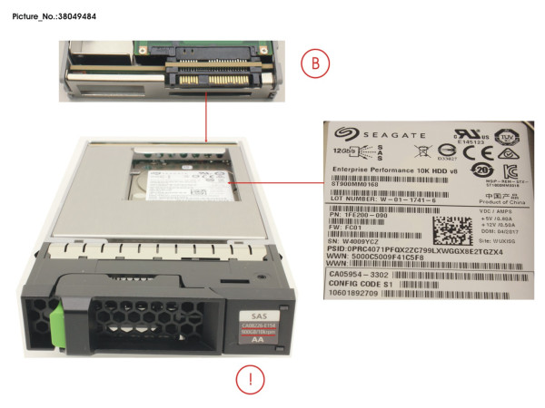 DX60 S4 HD DRIVE 3.5'900GB 10K