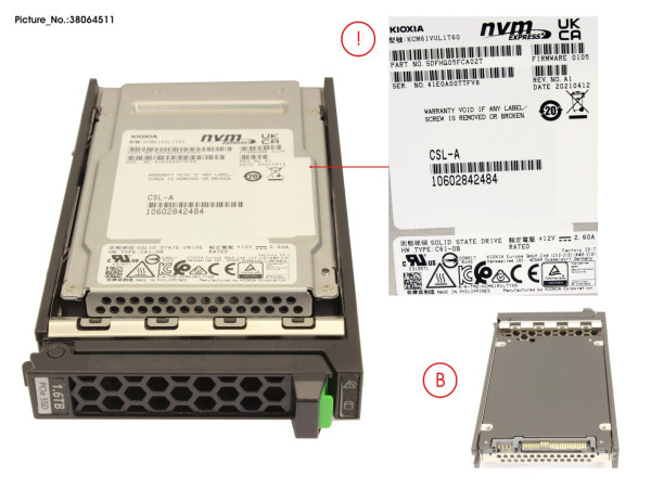 SSD PCIE4 SFF MU 1.6TB