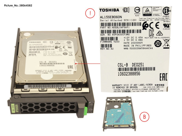 HD SAS 12G 600GB 10K SFF 512N HP EP