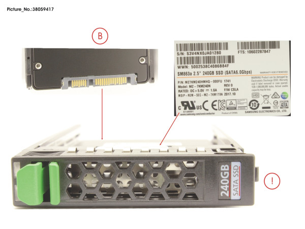 SSD SATA 6G 240GB MIXED-USE 2.5' H-P EP