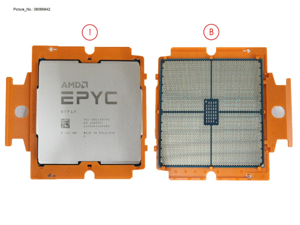 EPYC 9174F 16C 4.1GHZ 320W