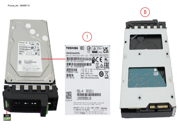 HD SAS 12G 4TB 7K2 512N HOT PL LFF BC