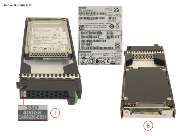 DX/AF FIPS SSD SAS 2.5" 400GB 12G