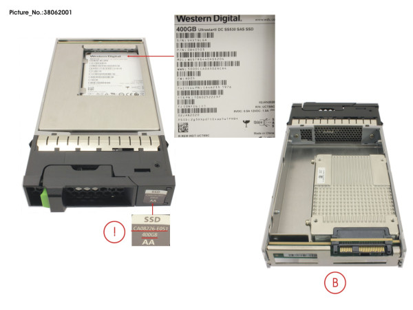 DX S3/S4 SSD SAS 3.5" 400GB DWPD3 12G