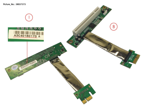 RISER KARTE PCI EX