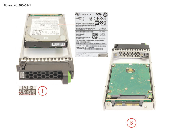 DX S3/S4 HD DRIVE 2.5" 2.0TB 7.2K