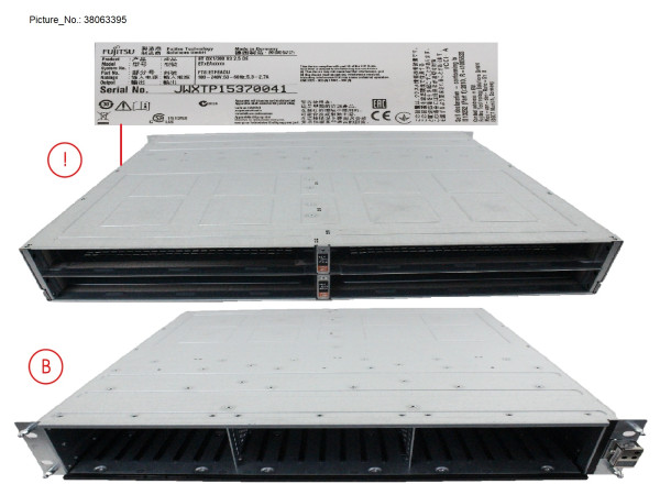 DX SPARE DISKENCLOSURE2.5" WO PSU/IOM