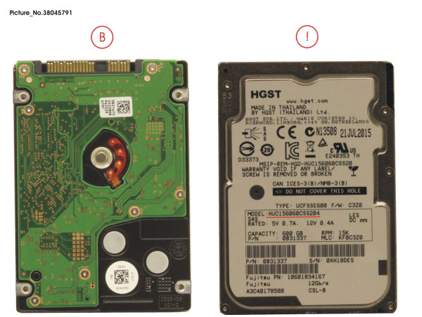 HDD SAS 12G 600GB SFF 15K 2.5'