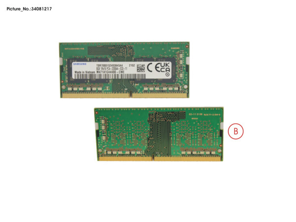 MEMORY 8GB DDR4-3200