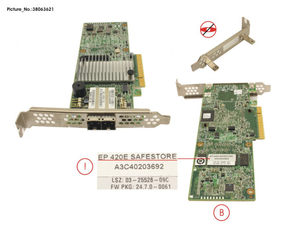 PRAID EP420E FH/LP FOR SAFESTORE