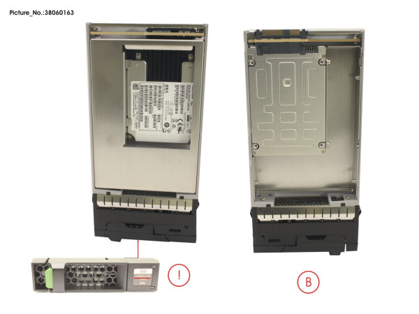 DX S3/S4 SED SSD 3.5' 3.84TB DWPD1 12G