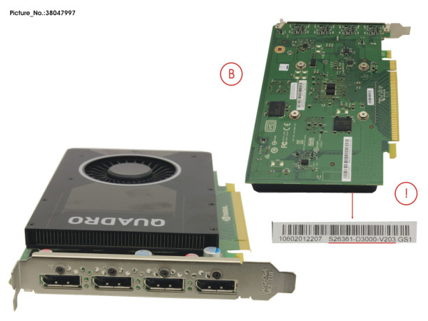 VGA NVIDIA QUADRO M2000 4GB