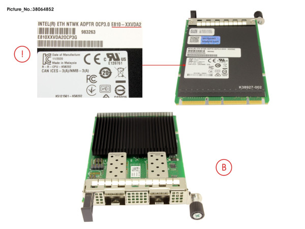 PLAN EP E810-XXVDA2 2X 25G SFP28 OCPV3