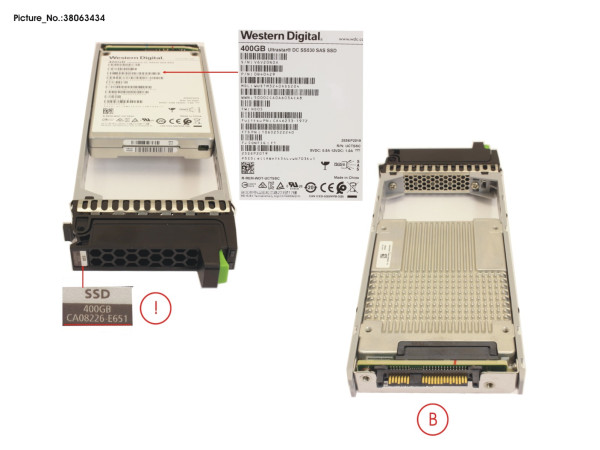 DX S3/S4 SSD SAS 2.5" 400GB 12G