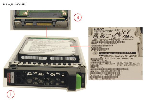 DX S4 HD DRIVE 2.5' 300GB 15K