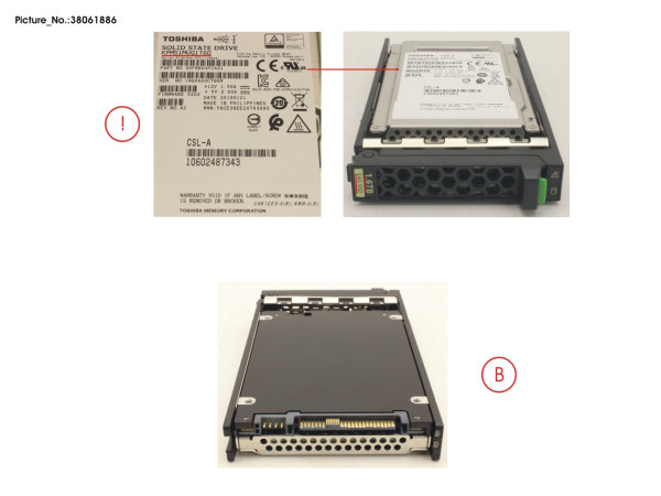 SSD SAS 12G 1.6TB WRITE-INT. 2.5" H-P EP