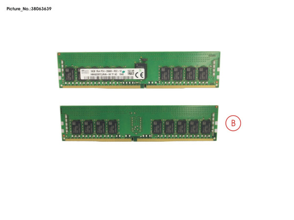 16GB 1RX4 DDR4-2666 R ECC