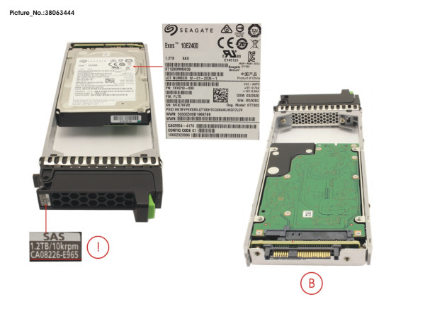 DX S3/S4 SED DRIVE 2.5" 1.2TB 10K