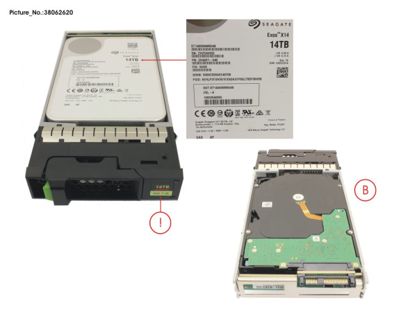 JX40 S2 3.5 14TB 7K2 12G 512E