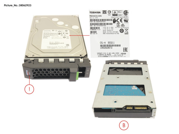 HD SATA 6G 1TB 7.2K HOT PL 3.5' BC