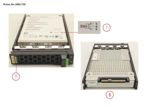 SSD SAS 12G 960GB READ-INT. 2.5' H-P EP