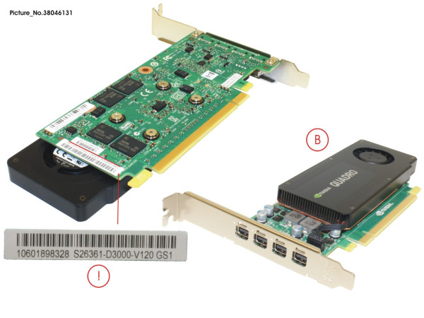 VGA NVIDIA QUADRO QUADRO K1200