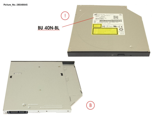 BD UHD XL WRITER SL (9,5MM)