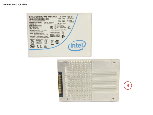 SSD PCIE3 SFF RI 2TB