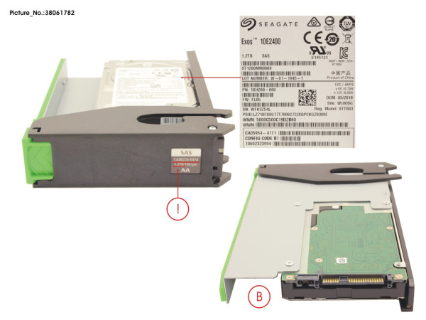 DX S4 HD-DE HD DRIVE 1,2TB 10K